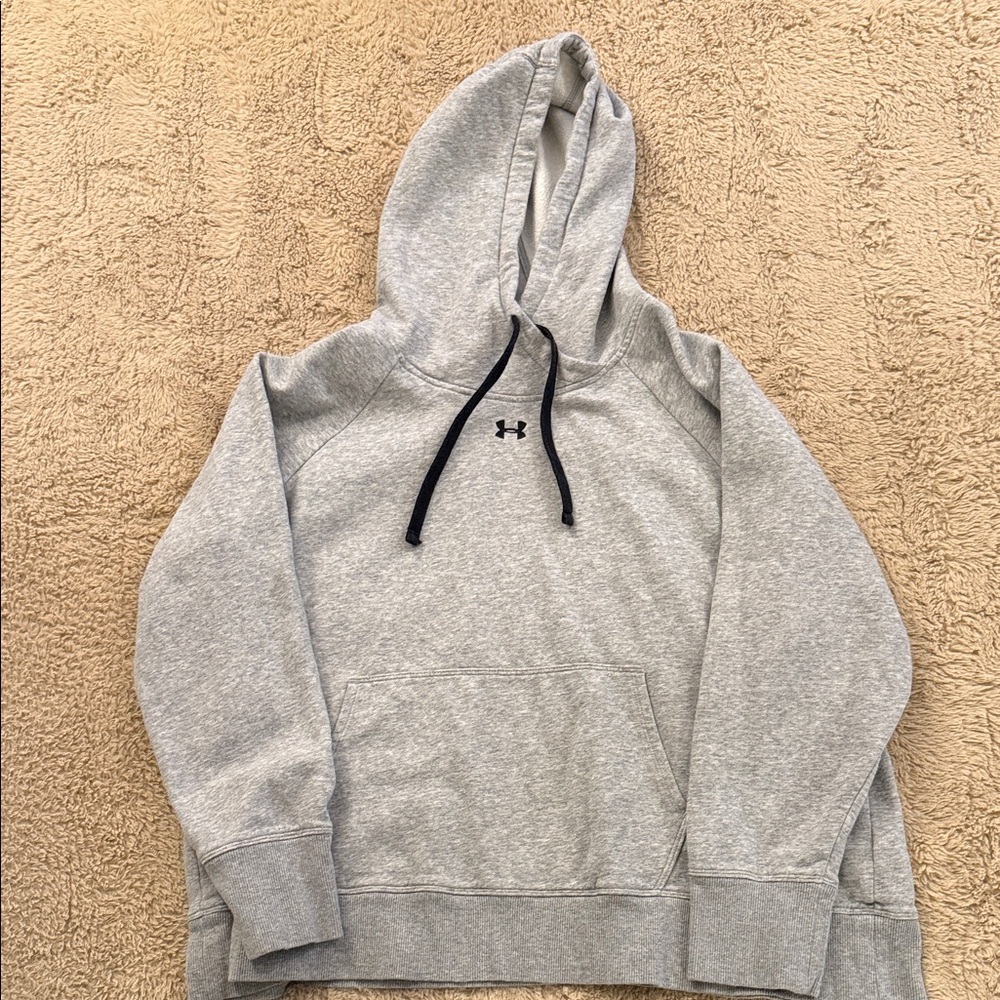 Under Armour Gray Hoodie with Black Accents